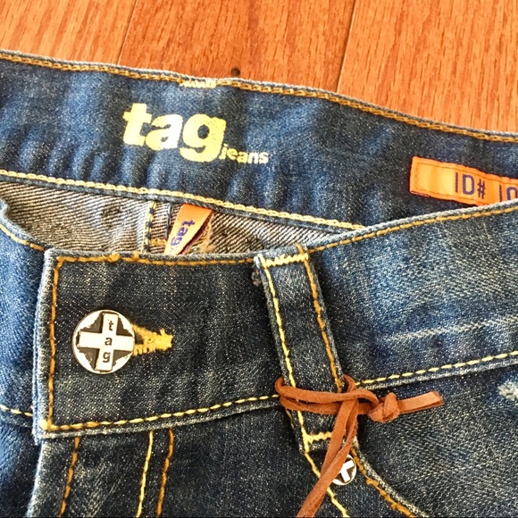 Above the knee Jeans Shorts Sz 27 - Picture 3 of 8